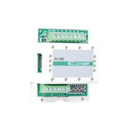Conmutador digital para instalación con 2 entradas (conmutador para placas). Sistema 2 hilos. Compatible con Kits Quadra