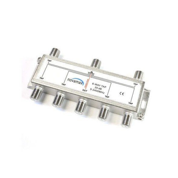 Derivador 6 líneas, 25dB, 5-2400Mhz