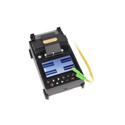 Fusionadora mini de fibra óptica con fusión por núcleo. Extraplana