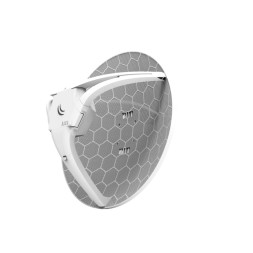 CPE exterior MikroTik LHG R - sin módem, antena 21 dBi, PoE, miniPCIe libre - RBLHGR