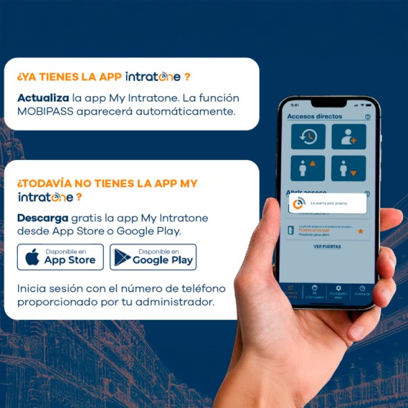 Mobipass Intratone 25-0037 - acceso remoto smartphone