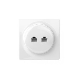 Fibaro Walli N Ethernet Outlet. Toma Doble Ethernet RJ45