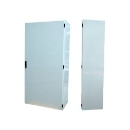 Armario RITI ICT2 para superficie de 2000x1000x500, IK08, IP33, con bisagras, chapa 2mm, fondo madera