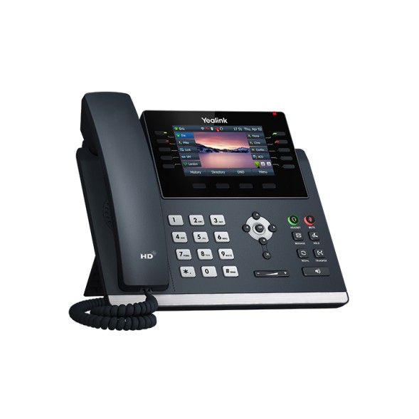 Teléfono IP/SIP16 Cuentas GIGABIT con POE Display LCD 43