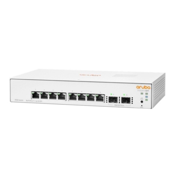 Switch Gestionable Capa 4, 8 puertos Gigabit, x2 puertos SFP ,para rack 19"