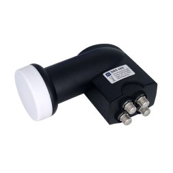 LNB Quad EKSELANS DRO 40G - 4 виходи, фільтр 4G, підсилення 63 дБ, шум 0,2 дБ, подвійний гетеродин