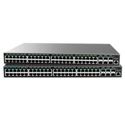 Switch gestionable L3, x48Gb y x6 SFP+. Control de energía inteligente. Rack. Permite apilamiento