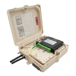 Коробка для до 8 абонентів, 2E кабелю, касета 1x8 у комплекті, IP55 (зовнішня)