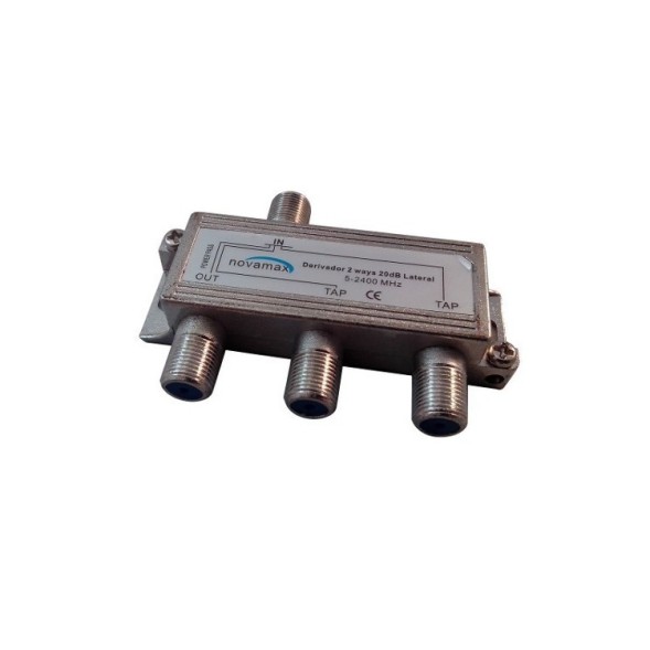 Derivador 2 líneas, 25dB, 5-2400Mhz