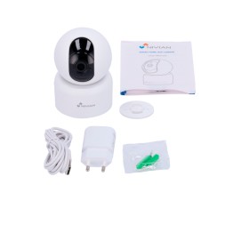 Cámara IP PTZ Wifi, 2K 3MPx, IR 10mts, 4mm, H.265. Interior