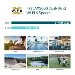 Punto de acceso WiFi 6 AX3000 exterior Omada TP-Link EAP650-Outdoor - PoE+, Gigabit, IP68, 20/27 dBm