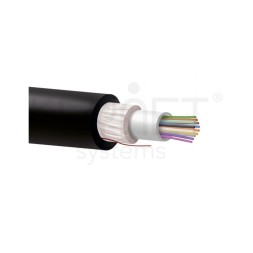 Cable 8F G657A2, monomodo, holgada 9/125, SM, F. Vidrio CPR-CCA, para exterior (PE Negro). Bobina 2000mts/Corte