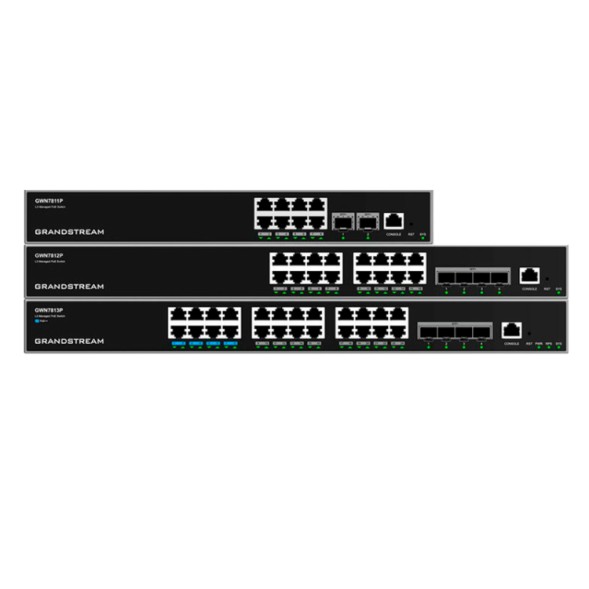 Switch gestionable L3, x24Gb, x4 SFP+. Sobremesa /Rack. PSU redundante opcional
