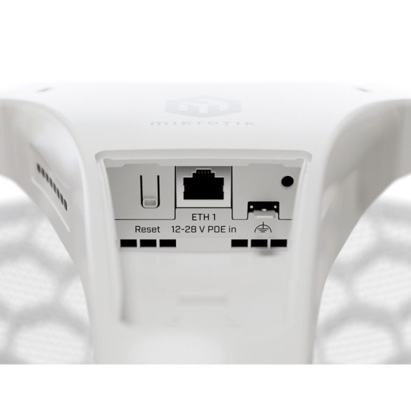 CPE MikroTik LHG XL 5 ax - Wi-Fi 6, 27 dBi, PoE, exterior, enlaces hasta 30km. LHG-5axD-XL