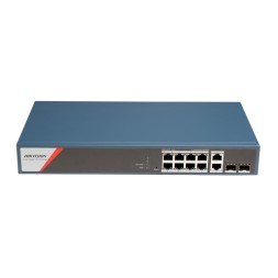 Керований PoE комутатор Hikvision DS-3E1512HP-SI-8P2T2F