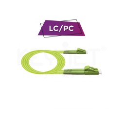 Latiguillo LC/PC - LC/PC, Multimodo, Duplex, 50/125, OM5, 1.6mm, LSZH-FR, 2mts. Verde lima