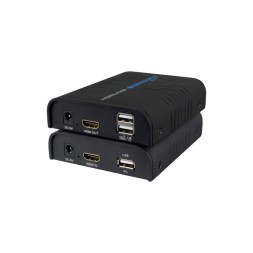 Подовжувач HDMI та USB HDMI-KVM-EXT через мережевий кабель з дальністю 120 м