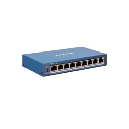 Switch de 8 puertos 10/100 POE  110W + x1 gigabit UPLINK, Smart switch. Sobremesa