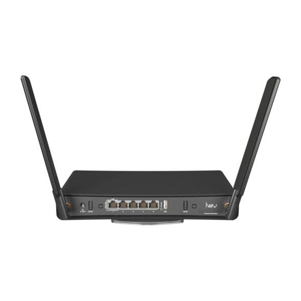 Routerboard HAP AX3 WIFI 6 2.4/5Ghz, 1Gb RAM, 4 Cores, 28dBm (630mW), x5 Gb, x1 2.5Gb, 5.5dBi, Level 6