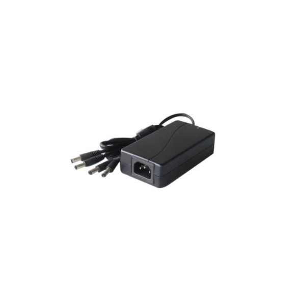 Fuente de alimentación 12V/ 5A. Para 4 cámaras.
