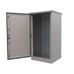 Armario rack 19" Inoxidable IP66 de 24U 1.200 (Al), 800 (Anc), 1.000 (Fondo)mm. Acabado pintura de poliester