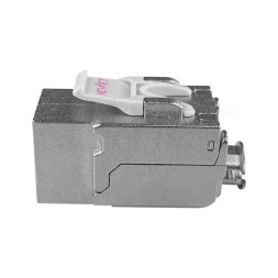 Захищений екранований Keystone Cat6 FTP, 90º, металевий