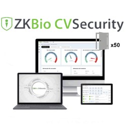 Програмне забезпечення контролю доступу ZKTeco ZK-SOF-BIOCV-50 – 50 дверей, 30000 користувачів, веб, TCP/IP, Wi-Fi