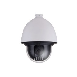 Cámara IP domo PTZ, 2.1Mpx Starlight,  25X, 4.8-120mm, H265,  PoE802.3at, IP67, Ranura SD.