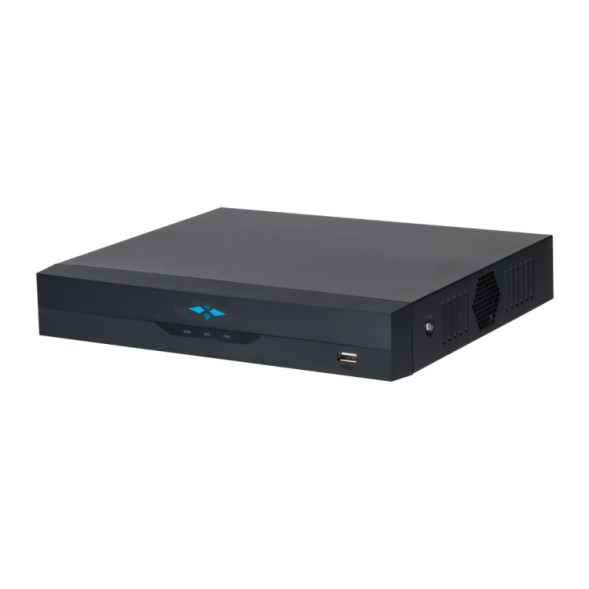 NVR 8ch IP hasta 12Mpx, 80Mbps, H.265, 1 HDD. WizSense