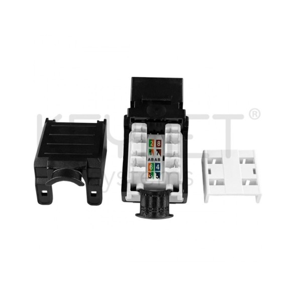 Keystone Cat 6A UTP 90° Toolless Keynet