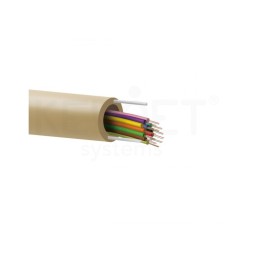 Cable 8F G657A2, 4Tx2F, RISER, monomodo, ajustada, CPR-DCA, LSZH, para interior. Bobina 2000mts/Corte
