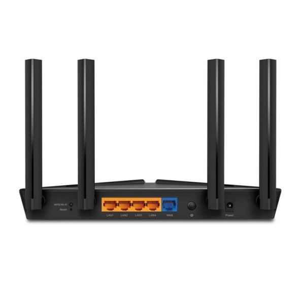 Router WIFI 6 AX 2,4/5Ghz, 23dBm, 1800mbps, x5 puertos Gb, x2 USB 2.0 y 2 x 4dBi 2,4 GHz y 2 x 5dBi 5 GHz