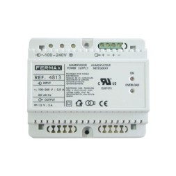 Alimentador Fermax 4813 - DIN6, 100-240 VAC, 12 VDC 2 A
