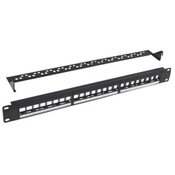 Panel parcheo 24p Kelvo KE-PATCH-VC - keystone 1U