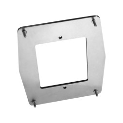 Placa de acero personalizada para tornos, embellecedor para lectores biométricos