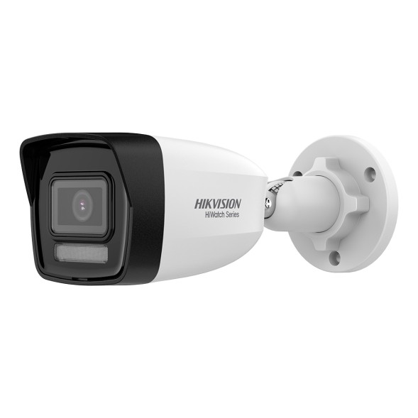 HIKVISION HIWATCH Cámara IP bullet HiWatch HWI-B121H - 2 MP, lente fija 2.8 mm, IR 30 m, PoE