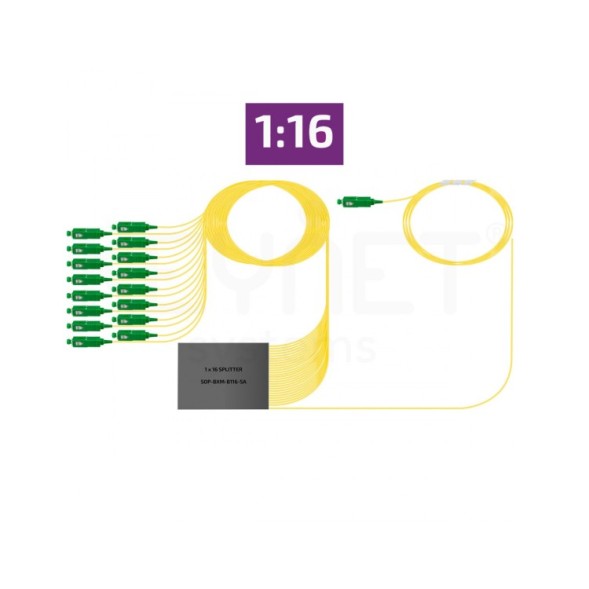 Splitter PLC Keynet SOP-BXM-B116-SA - 1 a 16, SC APC