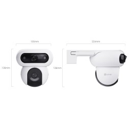 Cámara dual PT Wi-Fi EZVIZ CS-H90-R100-8H44WKFL - 2K+, 2.8/6mm, 40m