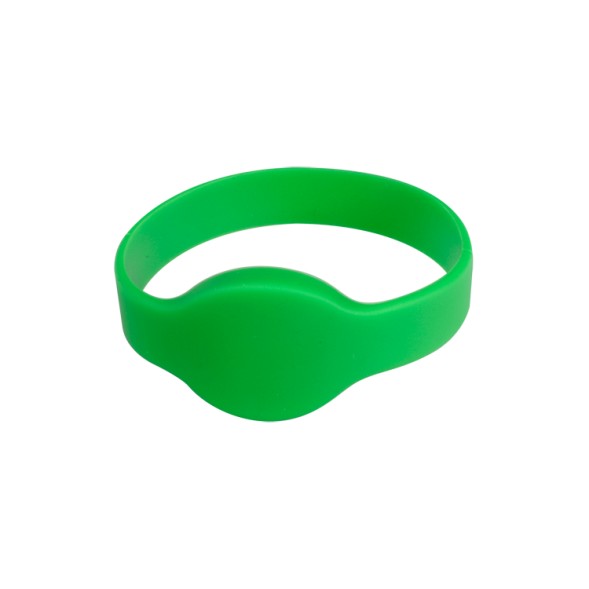 Pulsera de silicona RFID/EM 125KHz color Verde