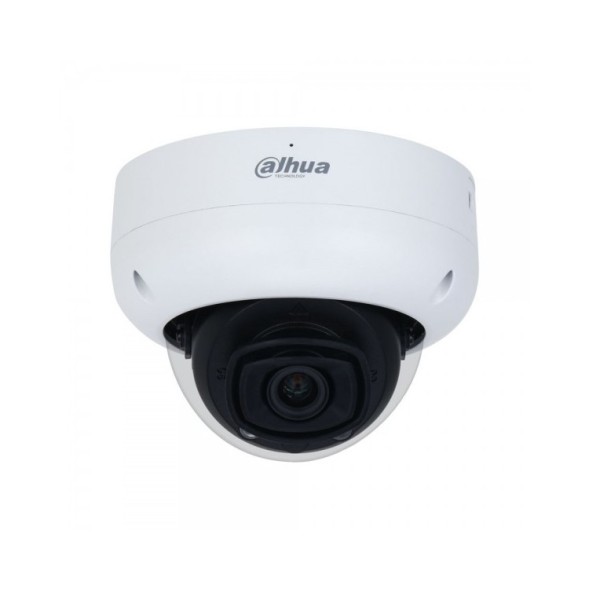 Cámara IP domo, 4Mpx, IR 30mts, fija 2.8mm, H265+, PoE802,3af, IP67, IK10