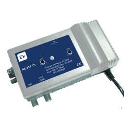 Amplificador de línea Ekselans AL 351 TS - TER+SAT, 40 dB, 120 dBuV, Clase A