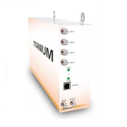Cabecera transmoduladora compacta con 8 entradas QPSK/DVB-S2 a 4 salidas COFDM y 2CI