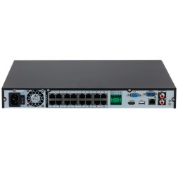 NVR Dahua NVR4216-16P-4KS3 - 16 canales, 16 PoE, 2 HDD, 12 MP, SMD Plus