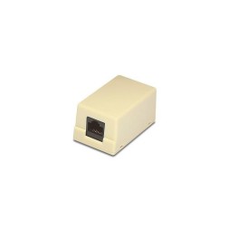 Roseta superior 8p8c. Conex lateral blanca