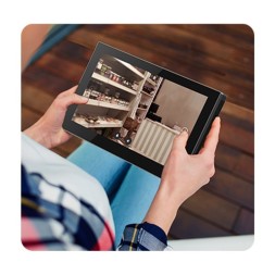 Monitor de 7" WiFi, 2 hilos,  2.4/5GHz y MicroSD.  App móvil P2P, para Kits Ezviz.