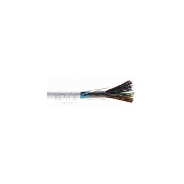 Cable telefonía 25 pares de interior, multipar F/UTP Cat3 con cubierta LSZH-Dca -s2, d2, a1. Al corte