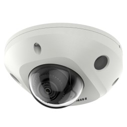 Cámara IP domo, 4 Mpx, IR 30mts, 2.8mm, H265+, PoE802,3af, IP67, IK10