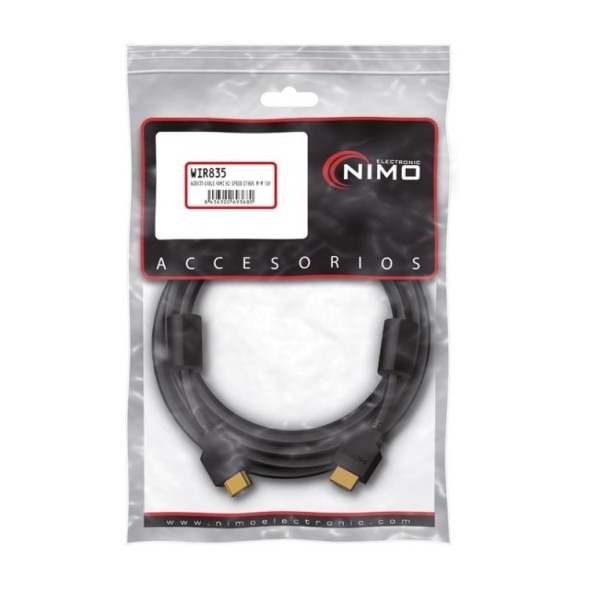 Кабель HDMI 15 метрів 2.0b, сумісний з 4K при 60Гц, Hi-Speed Ether, M-M з феритами.