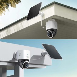 Cámara IP 4G LTE y Wifi a batería, 4K, IR 10mts, Panel solar integrado, H.264, IP65