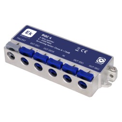 Розподільник EKSELANS RQC 4 - 1 вхід, 4 виходи, QuiCoax, DC Pass